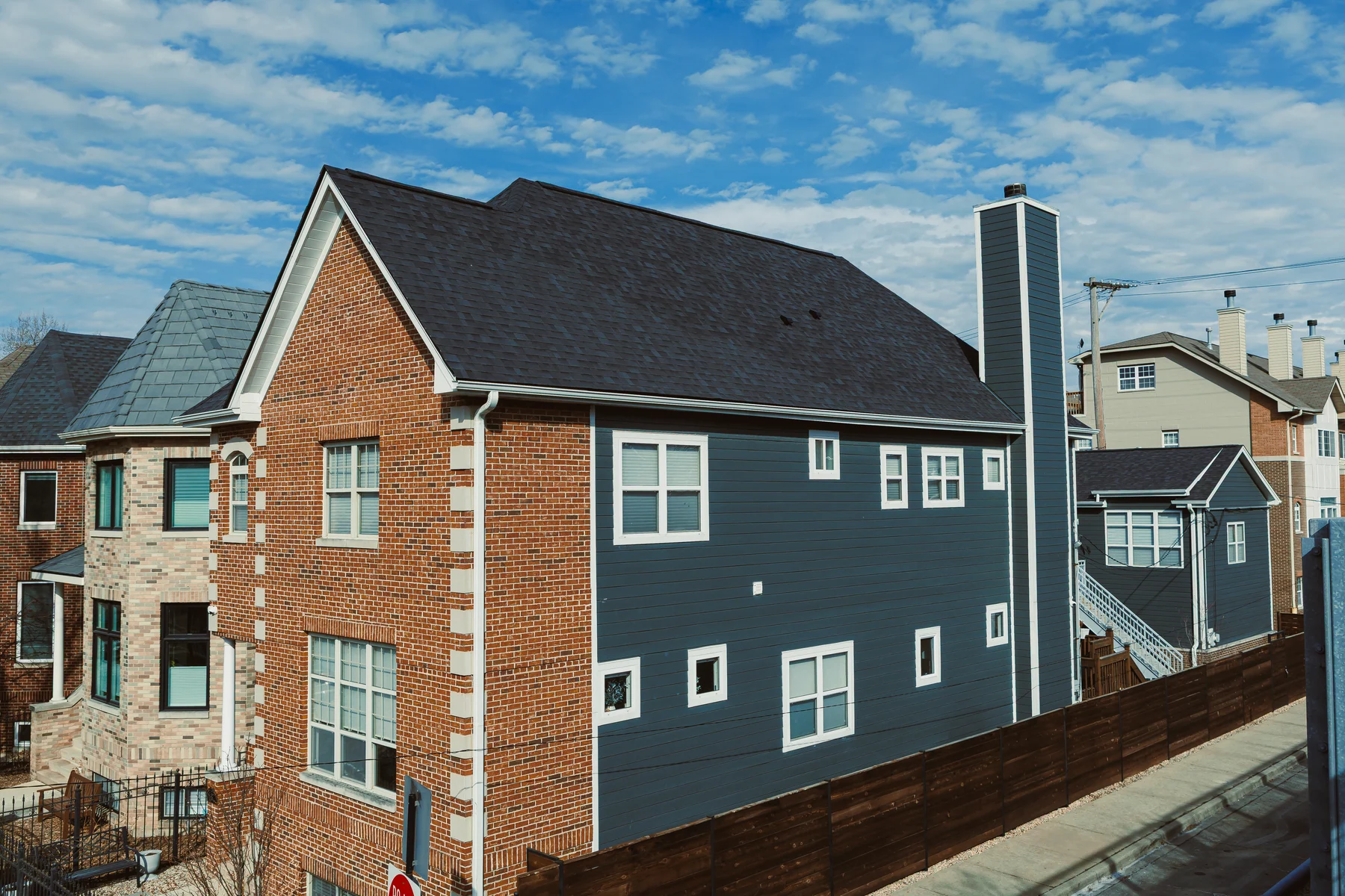 Contemporary neighborhood homes representing Northeast Columbia